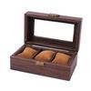 Wood Watch Storage Box Watch Display Holder Gift Box 2/3/6/10/12 Slot Watch Cases Box for Christmas Anniversary Birthday