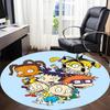 1pc Rugrats Office Round Area Rug, Bedroom Living Room Home Decor, Room Deco,  Offic A1016141