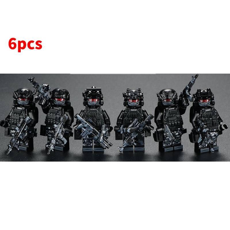 Military Special Forces Weapon Building Blocks Assembled Toys Children Gift