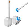 Disposable No-Punch Toilet Brush with Replacement Head - Essential Home Bathroom Cleaner