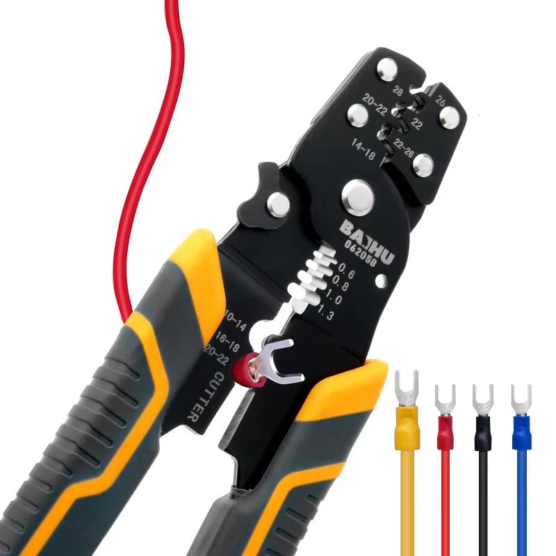 MultiFunction Wire Stripper Crimper Pliers Wire Cutter Wire Crimping Tool Cable Stripper Wiring Tools Multi-Function Hand Tool