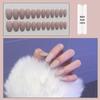 European & American Frosted Matte Press-On Ballet Nails