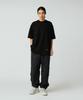 Snow Peak Organic Cotton Mercerized Short Size Black T-Shirt TS-25AU001, Sleeve, Men's/Women's, L,