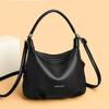 Women’s Soft PU Leather Shoulder Bag & Crossbody Bag 2026 Fashion Solid Color Large Capacity Casual Daily Handbag with Adjustable Strap Zipper