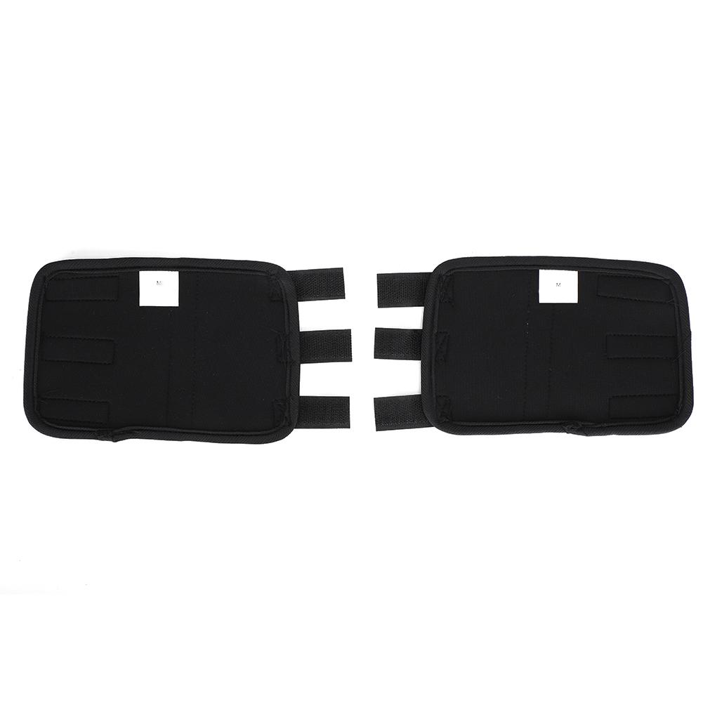 Dog Front Leg Pads ,1 Pair Dog Elbow Protector,Elbow Protect Wrap,Dog Knee(Black M)