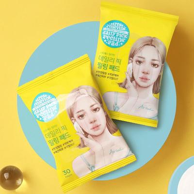 Denní exfoliační polštářky pro úlevu od stresu, 30 kusů