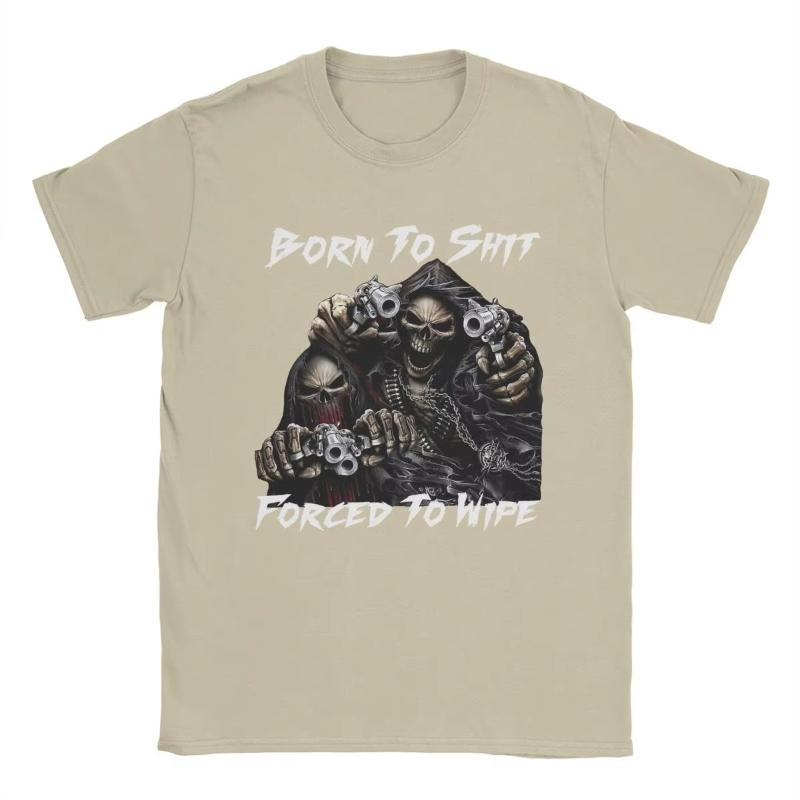 2025 Summer and autumn vintage vintage printed T-shirt with a loose and casual short-sleeved top for both men and women