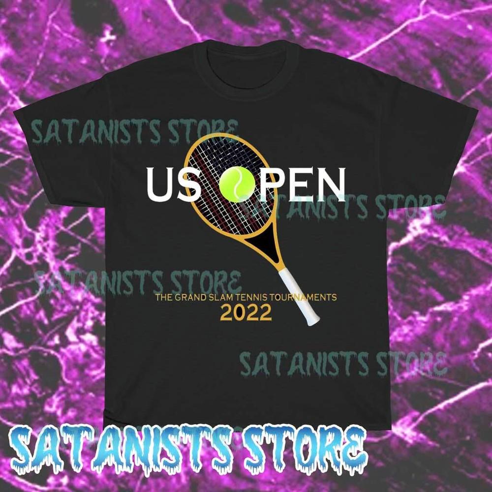 

New US Open Tennis Grand Slam Man Men s Black T-shirt Funny Size S to 5XL 4XL