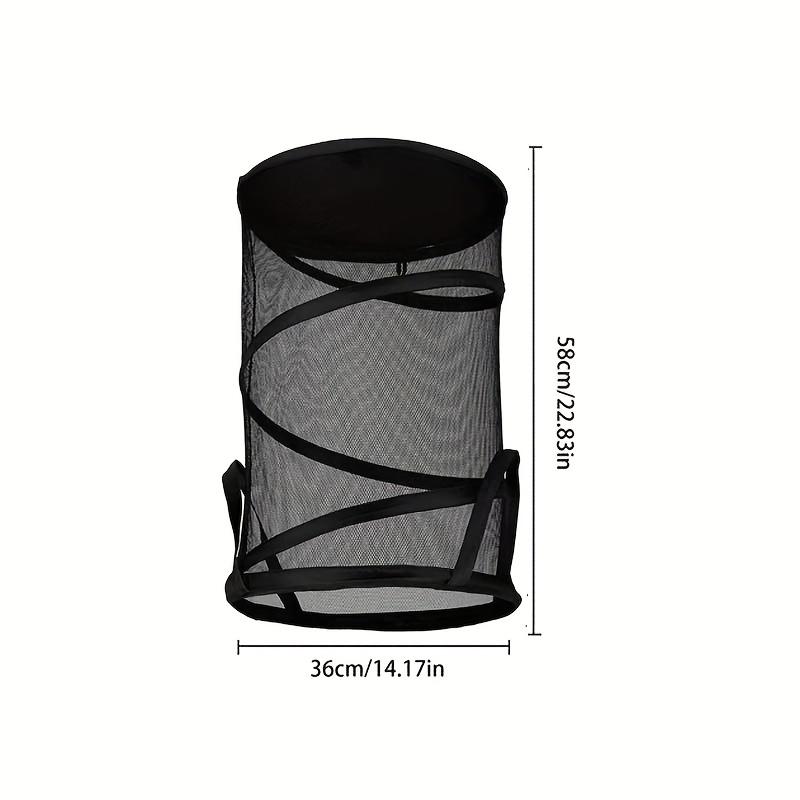 Garden Insect Plant Covers, Pop-up Black, Durable Plastic Mesh Grid Garden Cage, Breathable Greenhouse Protective Covers, 2 Pcs