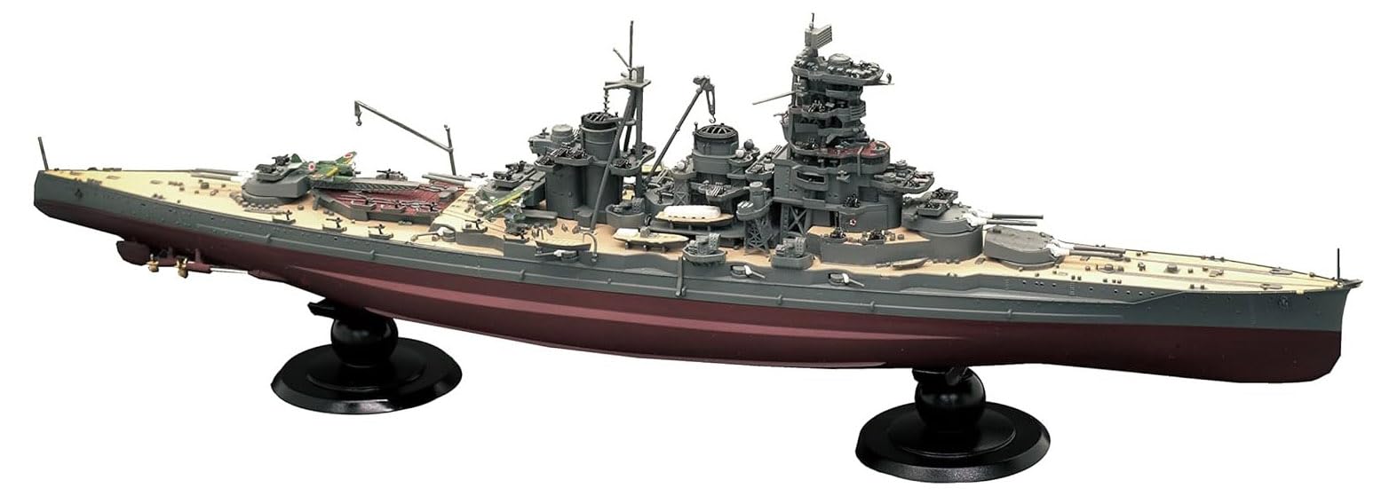 

1/700 Imperial Navy Series No. 45 Japanese Navy Fast Battleship Haruna 1944 (Operation Sho-Ichi-Go) Full Hull Plastic Model