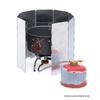 Plate Camp Stove Windshield Foldable Alcohols Stove Windscreen Aluminum Alloy Burners Alcohols Stove Wind-proof Rack