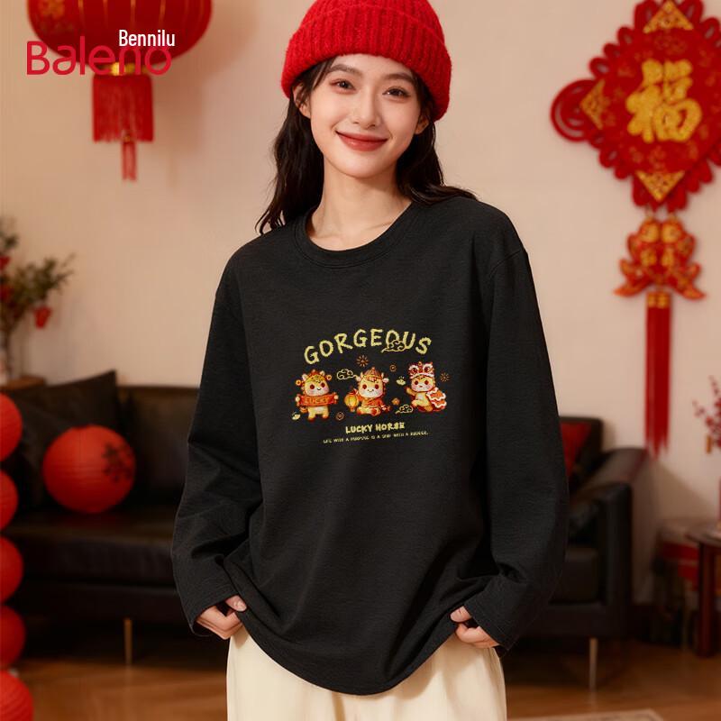 Baleno Women s Year of the Horse Long Sleeve T-shirt L