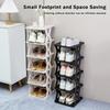 Stackable Shoe Rack for Entryway Plastic Shoe Organizer Simple Shoes Storage  Home Organizer