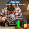 6Pcs LiPo Battery 3.7V 800mAh with SM-2P Connector and USB Charger – For C2 D828 Models – Long Life, Safe Connection, Rechargeable