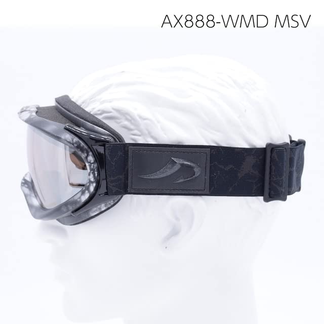AXE Goggles Shiny Black Men's Ski/Snowboard AX888-WMD (BK)
