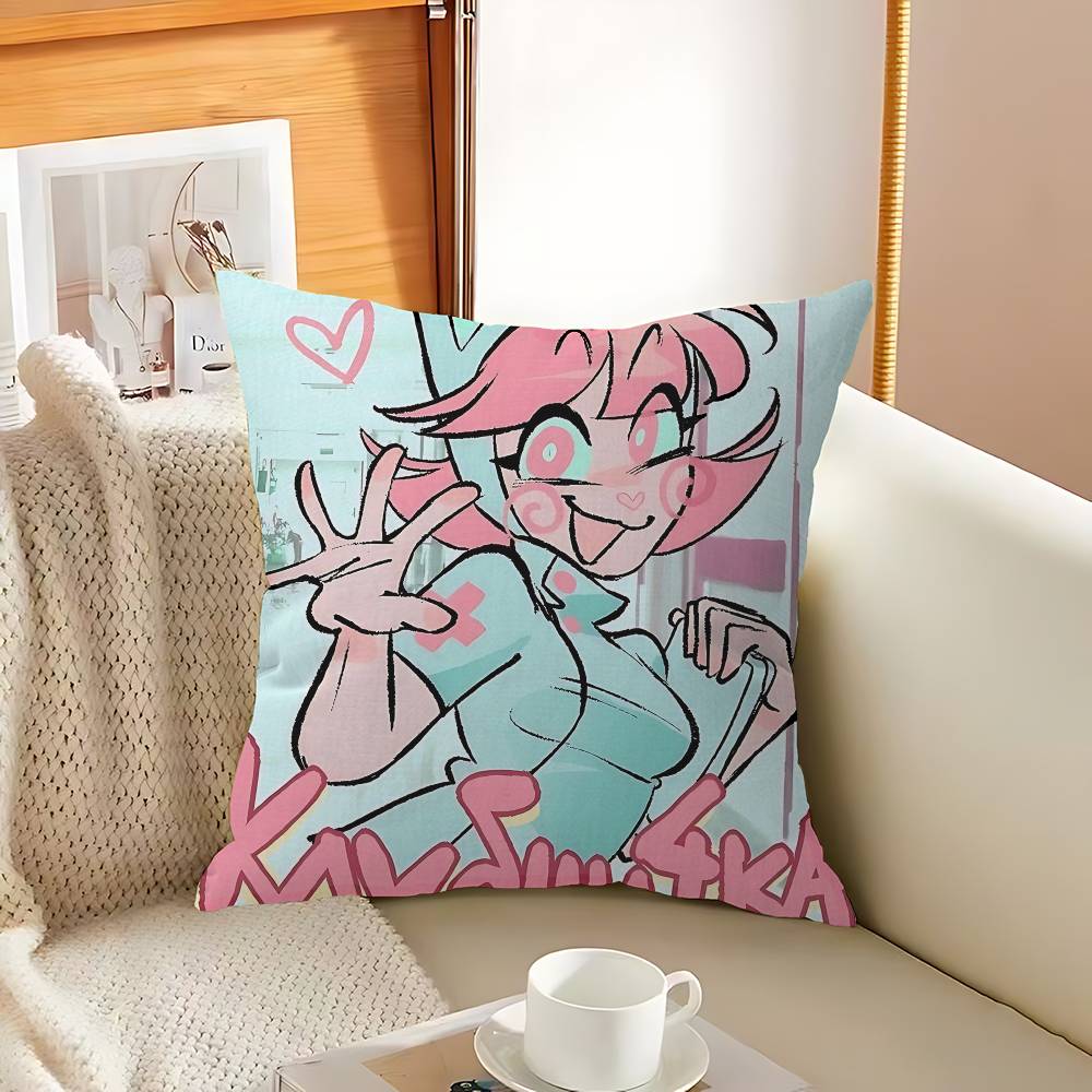 Popular Animation P-Psychocuties Personalized Pillow Dust Cover Bedroom Kids Party Decoration Pillowcase Birthday Children Gift