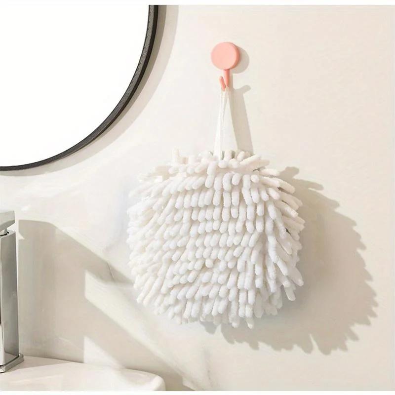 1pc Absorbent Hand Wipe Balls, Hanging Kitchen Hand Wipers, Handy Reusable Handkerchiefs