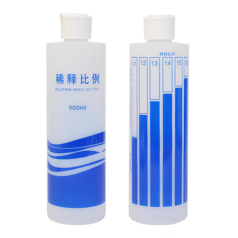 

Бутылка для разведения шампуня 500 мл с градуировкой для геля для душа Dilution bottle (1pc)