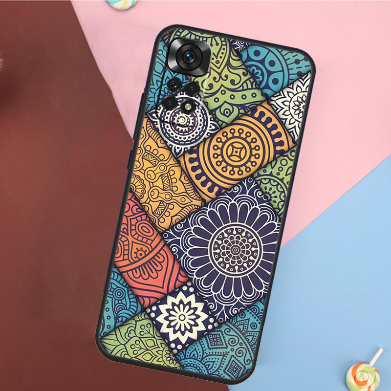 Mandala Cover For Xiaomi Redmi Note 14 13 12 9 10 11 Pro 9S 10S 11S 12S Redmi 14C 10C 12C 13C Case