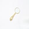 1Pc MG18155-1 Gold Metal 45mm Magnifying Glass Handheld Magnifying Glass