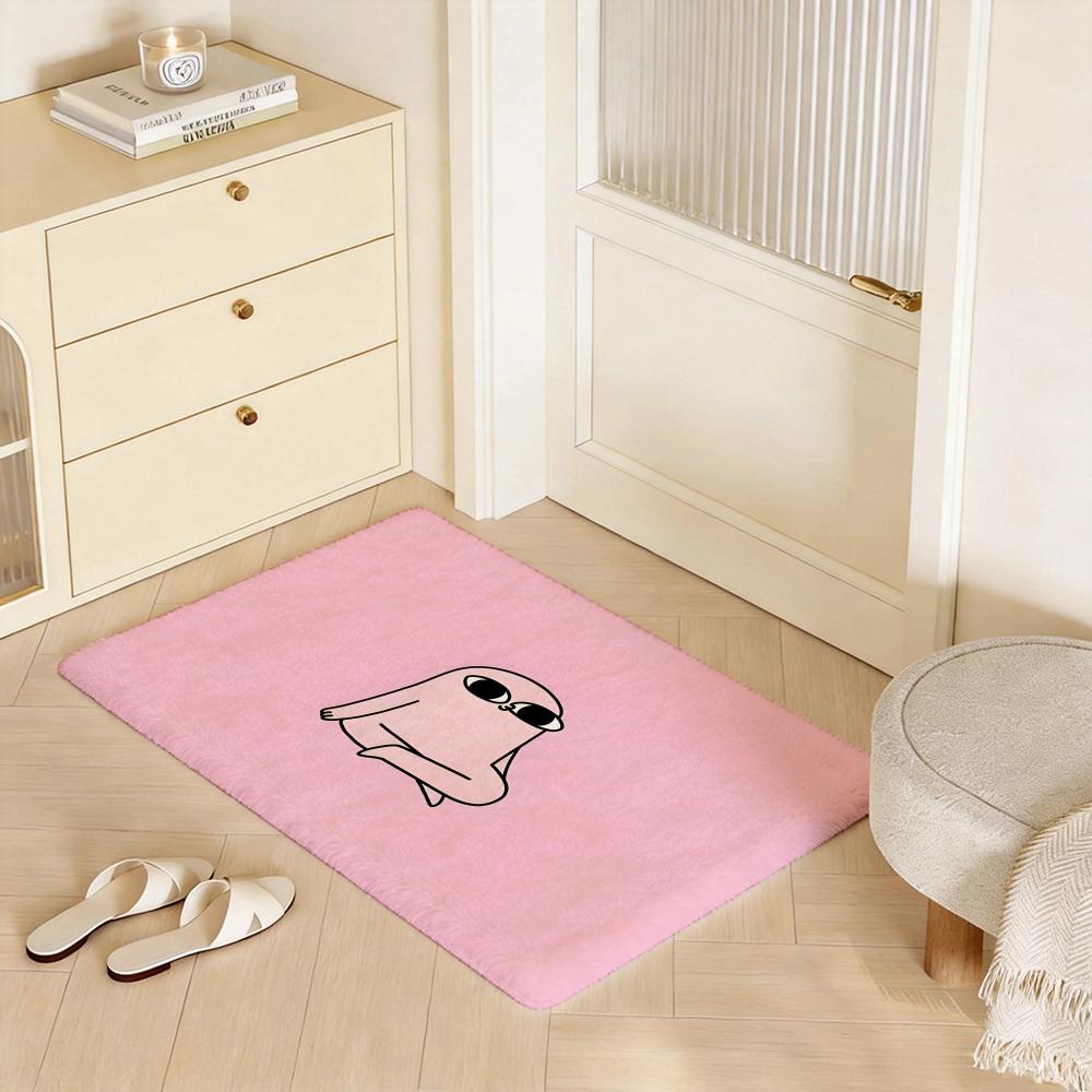 Character K Ketnipz Floor Mat Eco Flannel Doormat Non Slip Odorless Indoor Floor Rug Soft Short Plush Home Mat