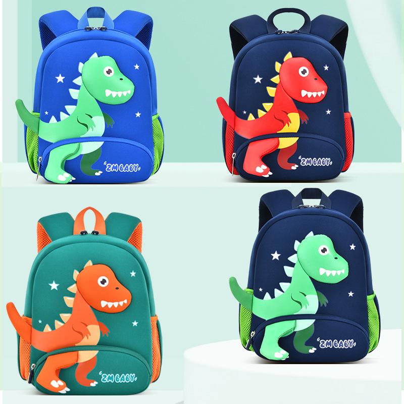 Kindergarten Cartoon Backpack for Boys and Girls, Diving Material, Lightweight Cute Mini Backpack for Toddlers