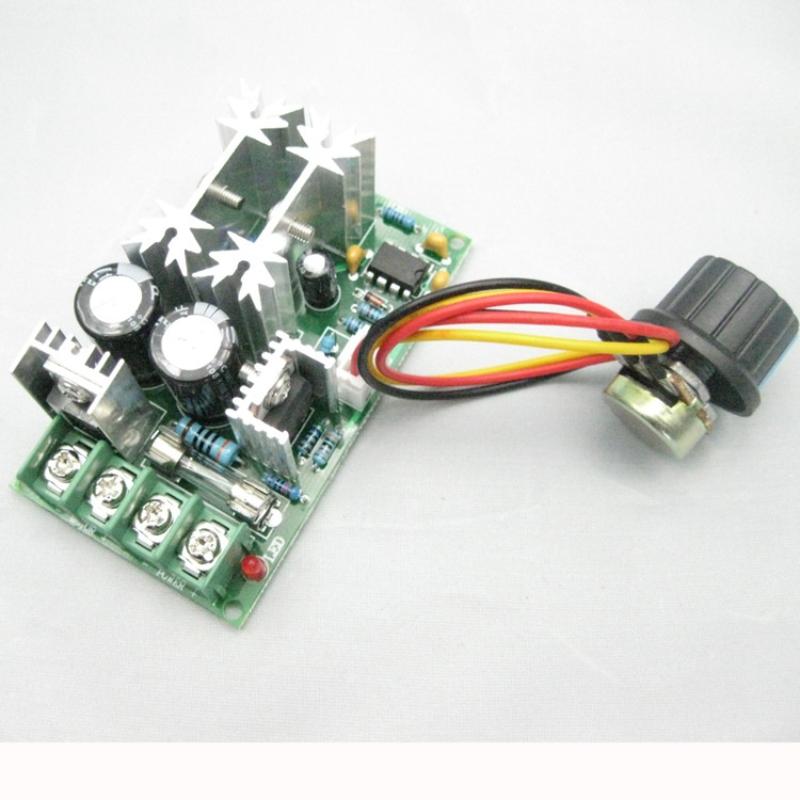PWM DC Motor Hız Kontrol Anahtarı DC 20A Akım Voltaj Regülatörü 10-60V PWM Yüksek Güç Sürücü Modülü 60A 12V 24V 36V 48V
