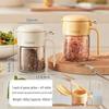 Press-to-Open Sealed Glass Seasoning Jar