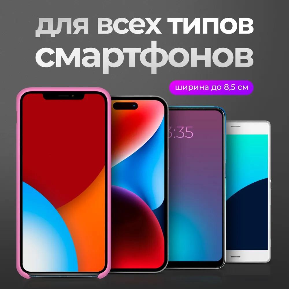 Car phone holder with wireless charging for Android and iPhone