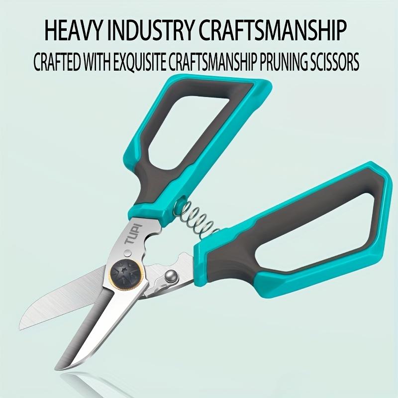1pc Green/Pink High-Quality Stainless Steel Floral Arrangement Scissors - Practical Labor-Saving Gardening Shears - Garden Flower Scissors 1pcs зелёный