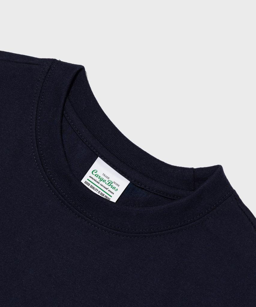 CARGOBROS Travel Surfing Rider Short Sleeve T-Shirt (Navy)