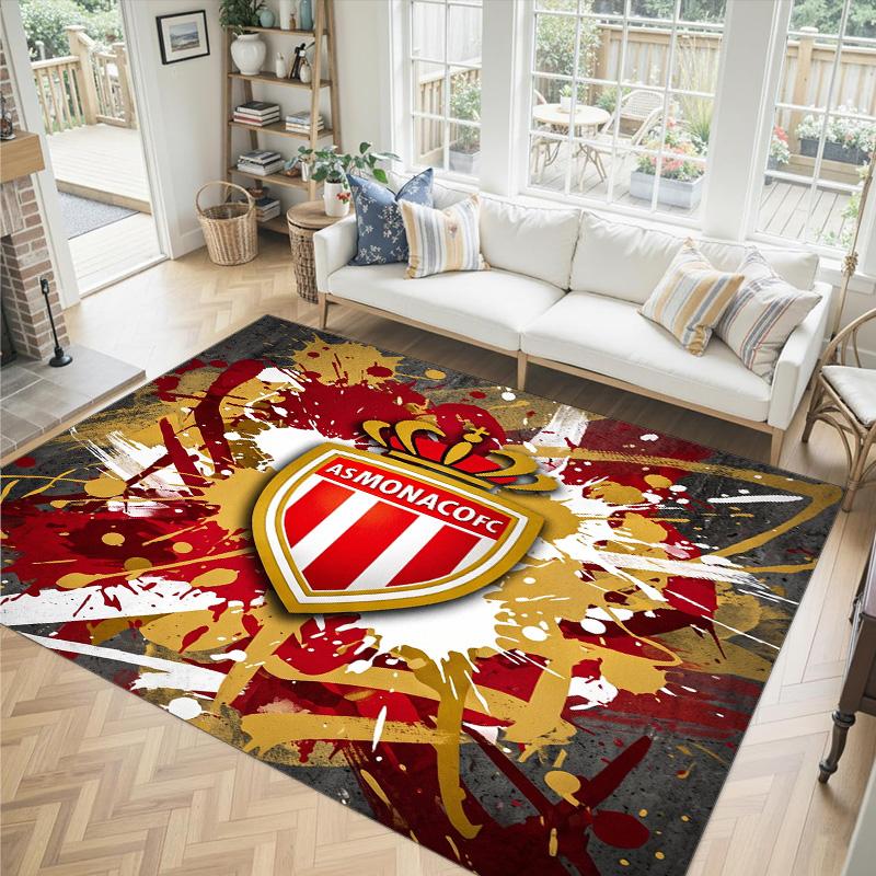 Monaco FC Design Crystal Velvet Carpet Cozy Non?Slip Printed Rug For Bedroom Living Room Entrance