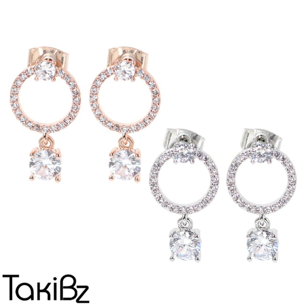 [Takibz] Olive Earrings (Silver Pin)