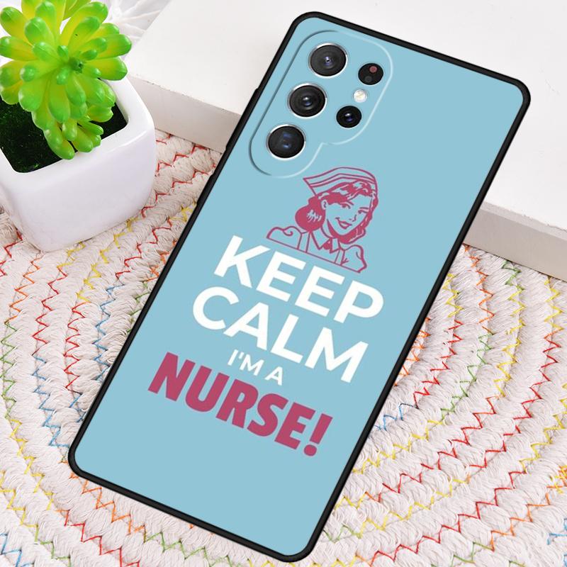 Medicine Keep Calm I'm Nurse soft Silicone Phone Case For Samsung Galaxy note 10 pro S26 S25 S24 S23 S22 S21 Plus Ultra Cover