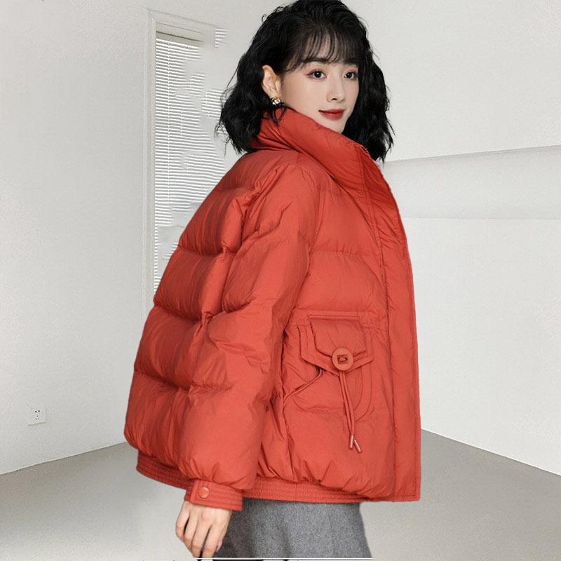 Short down jacket winter women's duck down Japanese and Korean wind Pinghu winter women's new coat