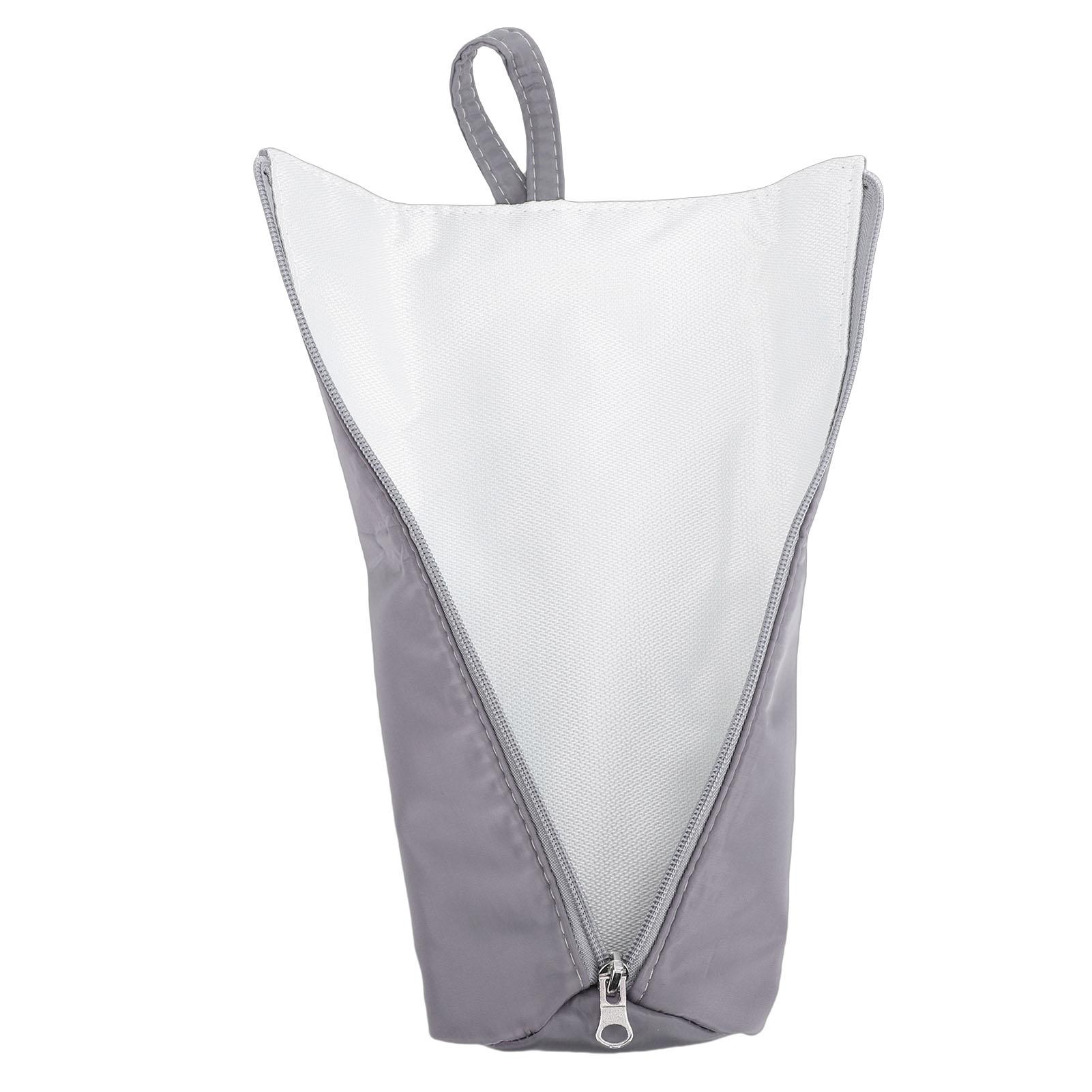 

Hot Iron Holder Bag Heat Resistance Hanging Hot Hair Tool Bag Curling Iron Travel Case Gray