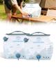 UULANFA Foldable Water Tank 8L with Advanced PE Emergency Water Large Capacity Water Tank [Camping · · Tap] Material, Leak-proof, Washable, Portable,