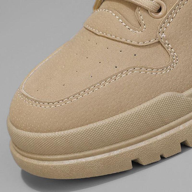 Oulylan Herren Luxus Laufschuhe Atmungsaktive Skateboardschuhe Schwarz Dicksohlige Bequeme Lässige Sportschuhe Denim Stiefel