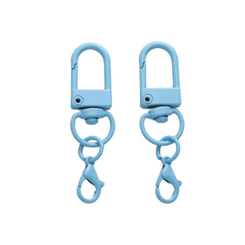 1-10Pcs Alloy Key Clasps Iron Ring Lobster DIY Accessories Finding Supplies