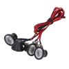 RC Car LED Light 4LED Headlights High Brightness Round Front Spotlights for 1 10 RC Crawler for Axial for SCX10 90046