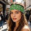 Unisex Stirnband Fußball-Thema Druck Hohe Elastizität Haarband Rutschfestes Design Feuchtigkeitsableitend Lauf Stirnband Sport Haaraccessoire