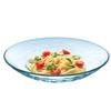 Toyo Sasaki Glass Gracieux Ball Set of Made in Dishwasher Noodle Somen Round Large Glass Plates, 23, Blue, 3, Japan, Safe, Plate, Plate, Plate, Plate,