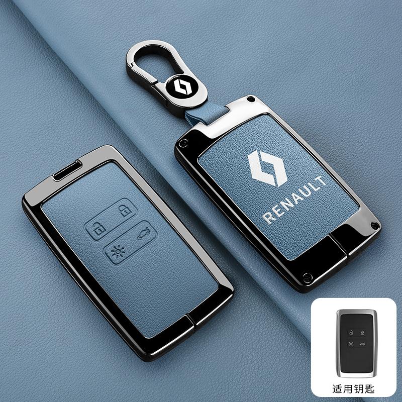 Hub Caps New Leather Car Remote Key Case Cover For Renault Koleos Captur Kadjar Megane Clio Talisman Scenic Arkana Zoe For Dacia