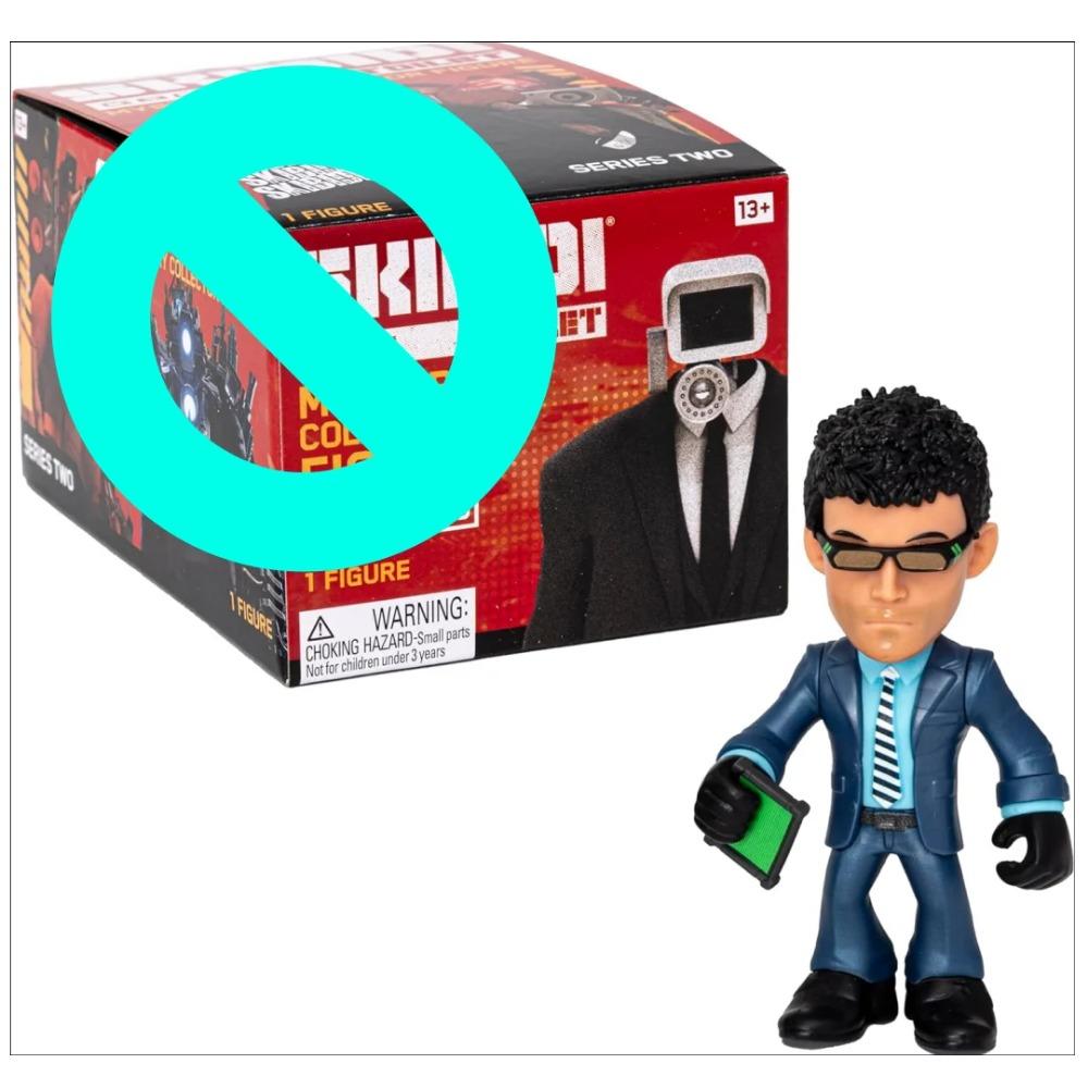 

Скібіді іграшкова фігурка туалет мерч офіційно ліцензована дитяча екшн пластикова фігурка іграшка сюрприз титан Делюкс 6 дюймів Планжермен