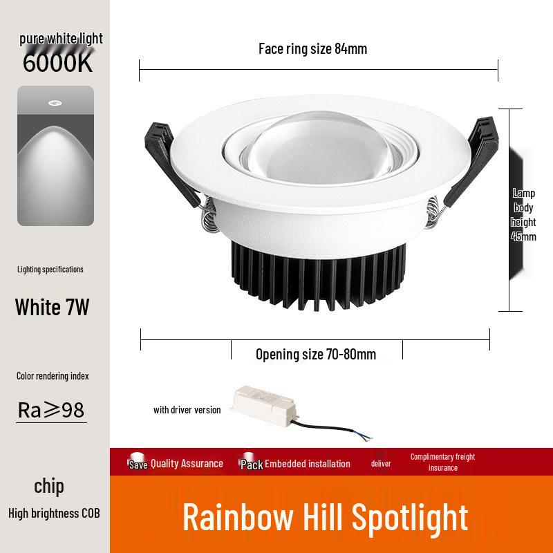 

Rainbow Hill 2024 Встраиваемый точечный светильник и светильник для заливающего освещения для гостиной Standard Model