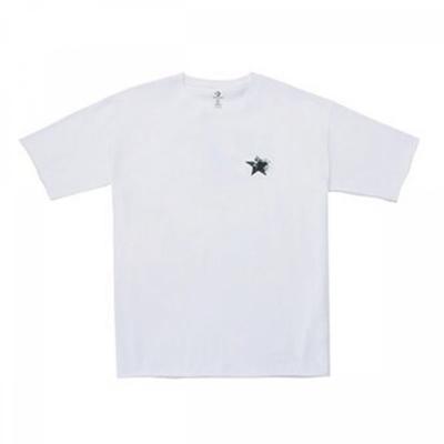 Converse Unisex ShorT Sleeve T shirT whiTe Ucj689 001