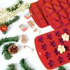 Christmas Cookie Molds Gingerbread Man Snowman Snowflake Chocolate Mold DIY Xmas Cookie Candy Mold Gummy Drop Mold Cake Tools
