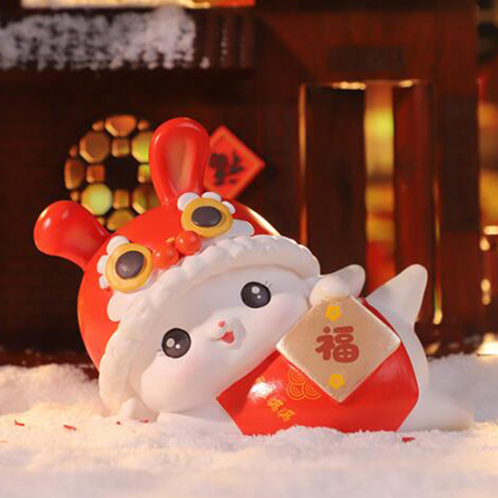 

Unbreakable Piggy Bank Bunny Statue Money Box for Nursery New Years Gifts