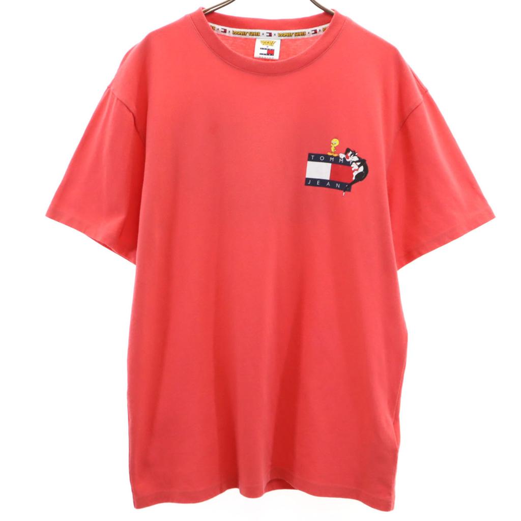 Tommy Hilfiger Looney Tunes Collaboration Back Print Short Sleeve T-shirt Men's Used