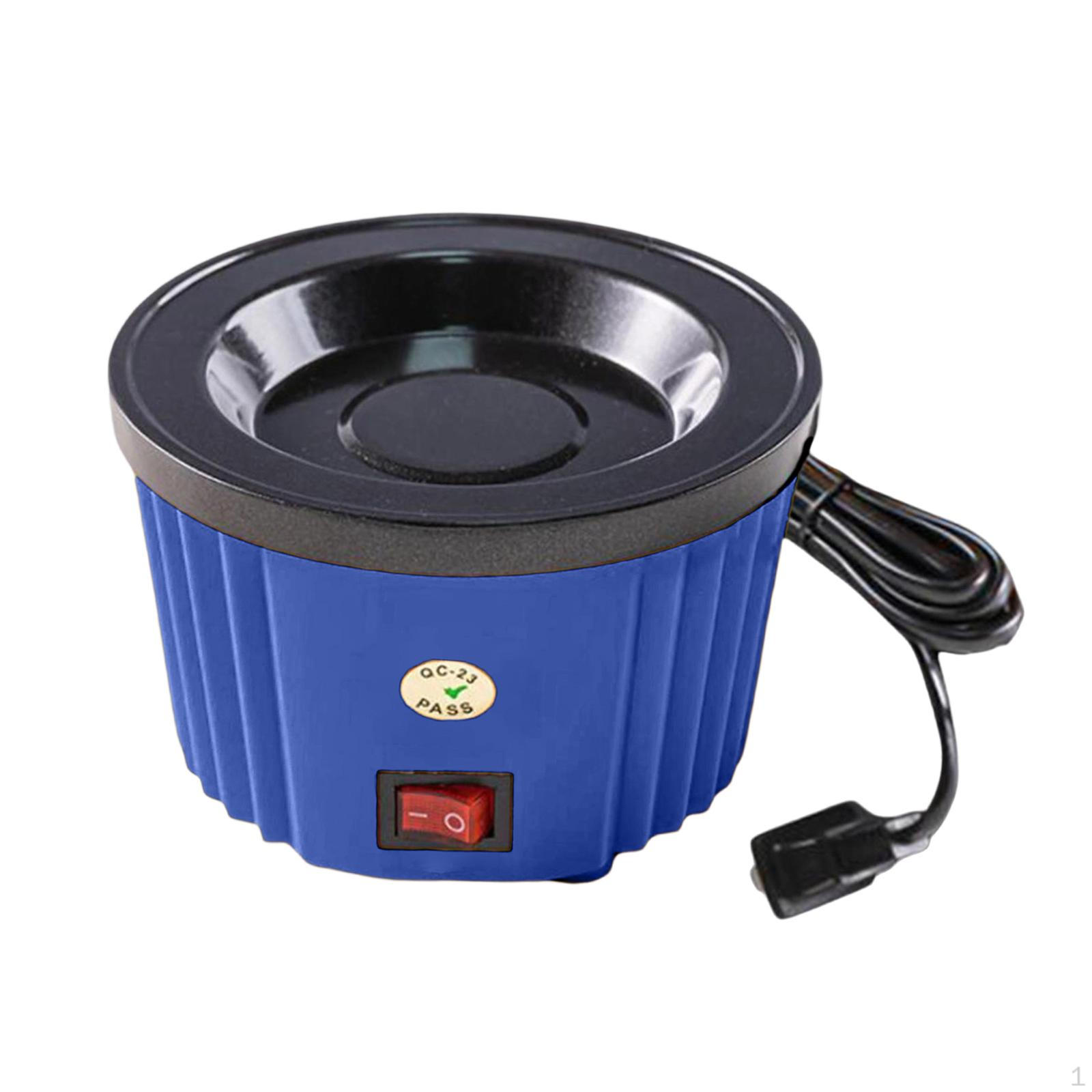 

Glue Pot Portable Versatile 100W Electric Skillet Melting for Crafting Hair